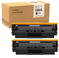 2x Toner für HP W1106A 106A Mit Chip Laser MFP 135a 135r 135w 137fnw 107a 107r