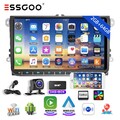DAB+ 9" Autoradio Android 13 Carplar GPS Navi 2+64GB kam für VW GOLF 5 6 Touran