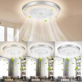 80W Deckenventilator mit Beleuchtung Fernbedienung LED Deckenlampe Schlafzimmer