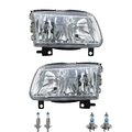 Scheinwerfer Set inkl. OSRAM Lampen H7 H1 mit LWR Motor für VW Polo 6N2