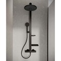 Ideal Standard Alu+ Duschsystem BD583XG mit Brausethermostat, 2 Ablagen, silk
