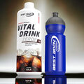 Best Body Nutrition Low Carb Vital Drink 1 Liter Konzentrat Sirup + Sportbottle