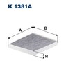 Innenraumfilter FILTRON K 1381A Aktivkohlefilter für TOYOTA HR VAN NGX10_ NGX10R