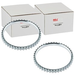 2X NTY ABS-SENSORRINGE VORNE BEIDSEITIG PASSEND FÜR NISSAN KUBISTAR RENAULT