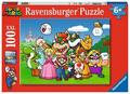 100 Teile Ravensburger Kinder Puzzle XXL Super Mario Fun 12992
