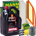 MANN INSPEKTIONSPAKET+5L MOTUL 5W-40 MOTORÖL passend für SKODA CITIGO VW UP 1.0