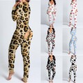 Sexy Damen's Schlafanzug Hausanzug Pyjama Nachtwäsche Overall Onesie Jumpsuit