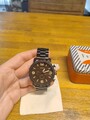 Fossil Herren Uhr Chronograph, Nate, JR1356, XL, neue Batterie, sehr großes Band