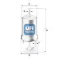 Kraftstofffilter UFI 31.832.00 Filtereinsatz für SEAT VW AUDI SKODA POLO 8Z0 9A4