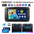 7" Android 14 Autoradio 32G Carplay GPS Navi Wifi DAB KAM Für VW GOLF 5 6 Passat