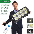 20000LM Solarleuchte mit Bewegungsmelder Fluter LED Strahler Licht Außen Lampe。