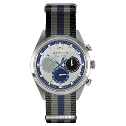 Oxygen EX-SDT-PAC-40-NN-BLGRNA Pacific 40 Dual Time Uhr