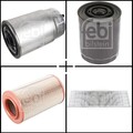 Febi Bilstein Filterset, Inspektionspaket passend für Fiat DUCATO Kasten DUCATO