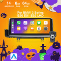 Für BMW E90 E91 Autoradio 6+64GB Stereo Wireless Carplay +iDrive Knob Android 14