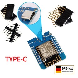 D1 Mini ESP8266 WLAN Board Mikrokontroller Wifi Modul Wemos Nodemcu Arduino