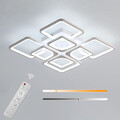 5/8 Köpfs Deckenleuchte LED Dimmbar Wohnzimmer Deckenlampe Mit Fernbedienung DE