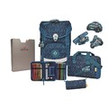 DerDieDas ErgoFlex Easy Schulranzen-Set - 6-teilig, Blue Speed