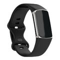 Für Fitbit Charge 5 Silikon-Sportband Gummi-Uhrenarmband Armband 丷