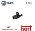 533 788 ABS SENSOR DREHZAHLFÜHLER VORNE HART 2PCS FÜR MAN TGE
