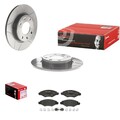 brembo BREMSSCHEIBEN 247mm + BELÄGE VORNE passend für PEUGEOT 206 1.1