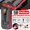 Auto PKW Starthilfe Powerbank 99800mAh Jump Starter Notstart Batterie Ladegerät