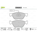 1x ORIGINAL® Valeo 598065 Bremsbelagsatz, Scheibenbremse Vorne, inkl.