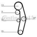 Original CONTINENTAL CTAM Wasserpumpe + Zahnriemensatz CT1028WP3 für Audi Ford