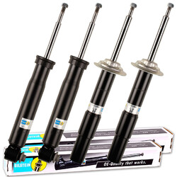 4x BILSTEIN B4 GAS STOSSDÄMPFER VORNE + HINTEN passend für BMW 5er E61 Touring*** NUR für Fahrzeuge mit M-Sportfahrwerk ***