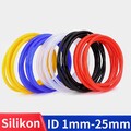 Silikonschlauch lebensmittelecht Siliconschlauch Mehrfarbig 1 2 3 4 5 6 7 - 25mm