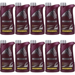 10x1 Liter Original MANNOL Getriebeöl Dexron VI Gear Oil Automatikgetriebeöl