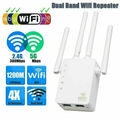 1200M WLAN Repeater Router Range Wifi Signal Verstärker Access Point Booster
