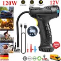 LCD Elektrische Akku Luftpumpe Kabellos Auto Reifen Druckluft Fahrrad Kompressor