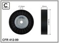 CAFFARO Spannrolle Keilrippenriemen 412-99 für VITARA FT SUZUKI HT Kunststoff 2