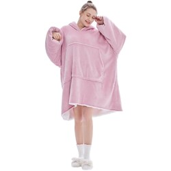 Großer Hoodie Sweatshirt Reversible Kapuzenpullover Kuscheldecke Unisex