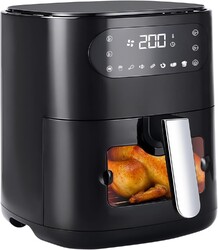 Heißluftfritteuse 6L Mini Backofen Dörrautomat Heissluftfritteuse Airfryer