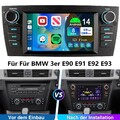 6+128GB Apple Carplay Android 14 Autoradio Für BMW 3er E90 E91 E92 E93 GPS Navi