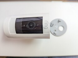 Ring Stick Up Cam Battery Außenkamera, Akku, Überwachungskamera, Weiß