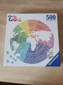 PUZZLE RUND - 500 TEILE - RAVENSBURGER - CIRCLE OF COLOURS