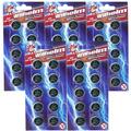 50 x Wilhelm CR2032 Blister Lithium Knopfzelle, Uhrenbatterie Neu