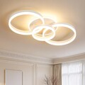 LED Design Deckenleuchte Wohnzimmer Modern 50W Deckenlampe Dimmbar Fernbedienung