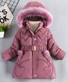 Winterjacke Mädchen Kinder Mantel Warm Gefüttert Dicke Oberbekleidung Winddicht