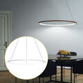 60CM LED Pendel Lampe Rund Ring-Design Hänge Decken Leuchte Küchen Beleuchtung
