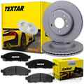 TEXTAR BREMSSCHEIBEN 257mm + BELÄGE VORNE passend für NISSAN NV200 + EVALIA