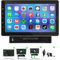 10.1 Zoll Single 1 Din Android 12 Radio Stereo Abnehmbar GPS Navi Bluetooth WiFi