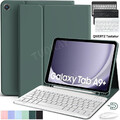 QWERTZ Bluetooth Tastatur Hülle Maus für Samsung Galaxy Tab S9 S9 FE S8 A9 Plus