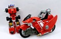 Power Rangers - Red Motorbike/Glider Bandai 2002 Ninja Storm & Operation Overdriv