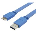 1m USB 3.0 micro USB Kabel micro USB Stecker auf USB 3.0 A Stecker flachband