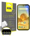 3x Blackview BV9900E Schutzfolie Folie, 100% Displayabdeckung, dipos Flex