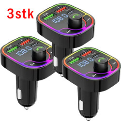 Auto Bluetooth 5.0 FM Transmitter KFZ Adapter MP3 Player Ladegerät Freihändiger