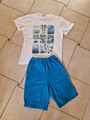 Jungen ~ Schlafanzug ~ Gr.146/152 ~ Schlafshirt Schlafhose Pyjama Shorty ~ TOP